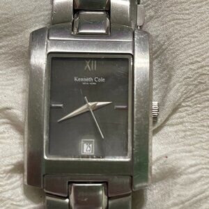 Kenneth Cole Silver Tone Watch KC3141 – Fully Working Classic Style